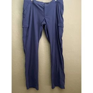 Columbia Cargo Women Gray Long Pants Hiking Size 18W
